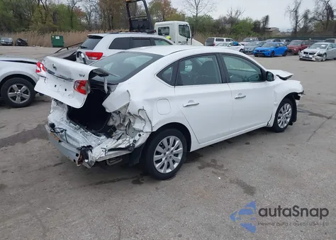 2016 Nissan Sentra Sv из США, поврежденный, VIN 3N1AB7AP7GL660409